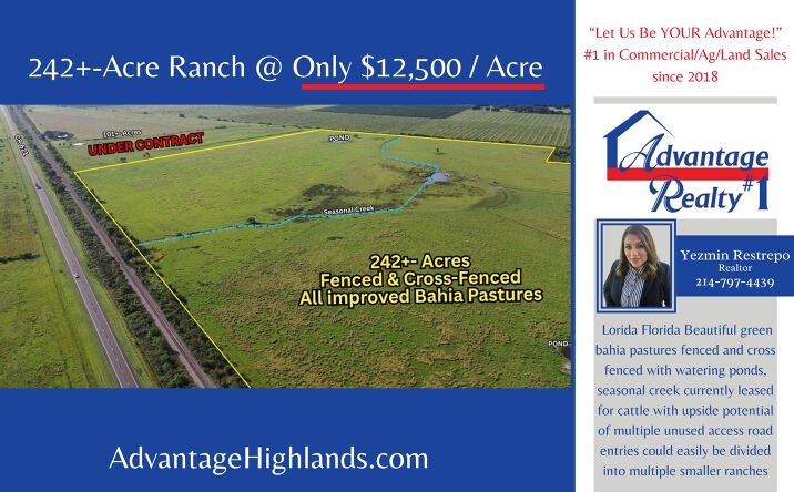 Pictures of Land property located at 4333 Us-98 Highway, Lorida, FL 33857 for sales - image #1