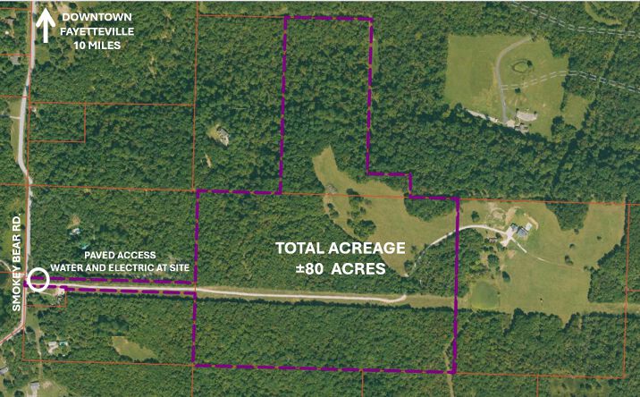 Pictures of Land property located at S. Smokey Bear Rd., Fayetteville, AR 72701 for sales - image #1