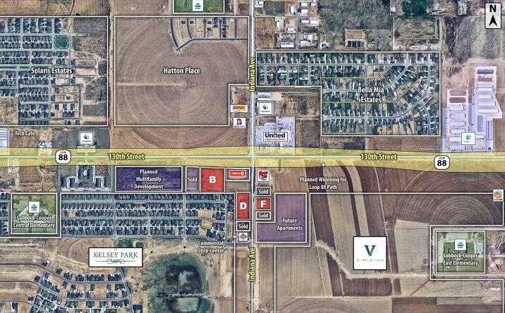 Pictures of Land property located at 130th & Indiana, Lubbock, TX 79423 for sales - image #1