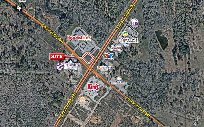 Pictures of Retail, Land property located at Frankston Hwy. & F.M. 2661, Flint, TX 75762 for sales - image #1