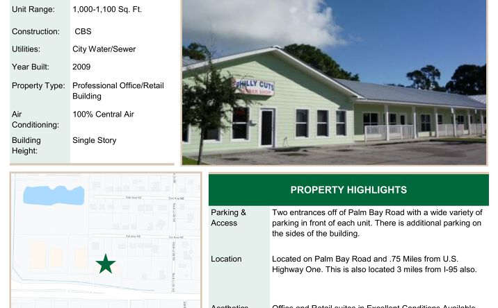 Pictures of Retail, Office property located at 2539 Palm Bay Rd. NE, Palm Bay, FL 32905 for sales - image #1