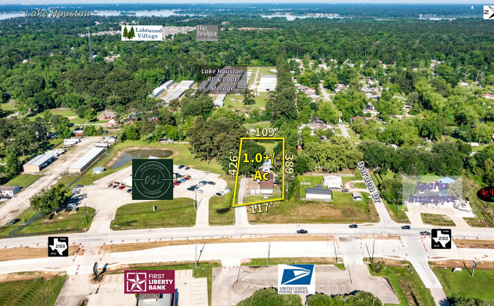 Pictures of Industrial, Office, Land property located at 24919 Farm to Market 2100, Huffman, TX 77336 for sales - image #1