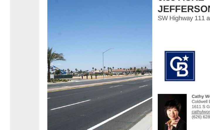 Pictures of Land property located at SW Highway 111 and Jefferson Street, Indio, CA 92201 for sales - image #1
