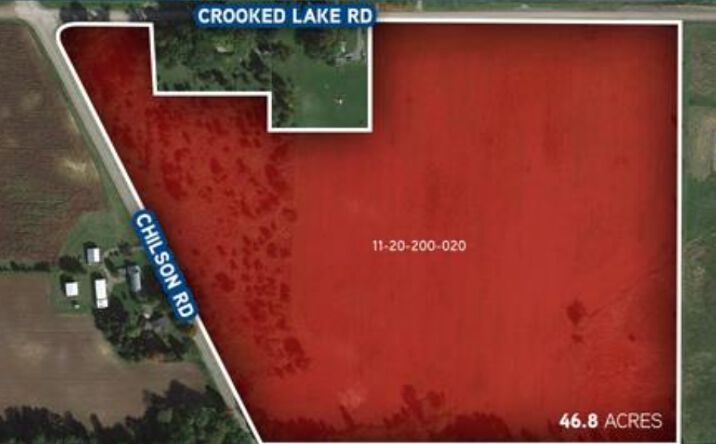 Pictures of Land property located at Crooked Lake Road & Chilson Road, Genoa Township, MI 48843 for sales - image #1
