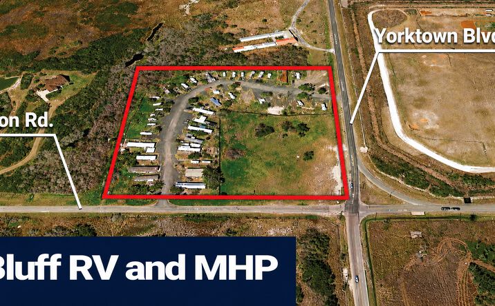 Pictures of Multifamily, Land, Mobile Home Park property located at 635 Yorktown Blvd, Corpus Christi, TX 78418, 3828 Laguna Shores Rd, Corpus Christi, TX 78418, 3903 Laguna Shores Rd, Corpus Christi, TX 78418 for sales - image #1