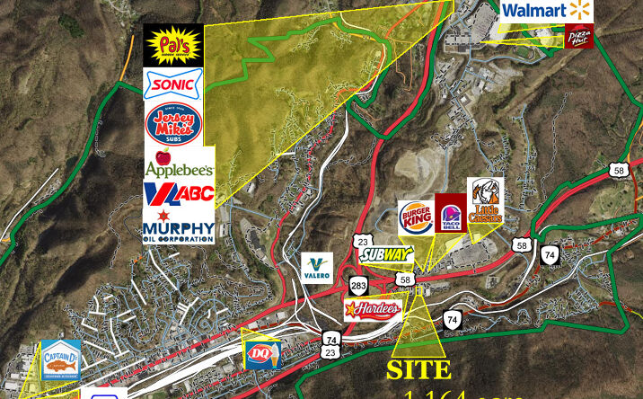 Pictures of Retail, Hospitality, Land property located at 551 HWY 58 E, NORTON, VA 24273 for sales - image #1