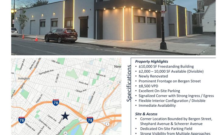 Pictures of Retail, Office property located at 976-990 Bergen Street, Newark, NJ 07112 for sales - image #1