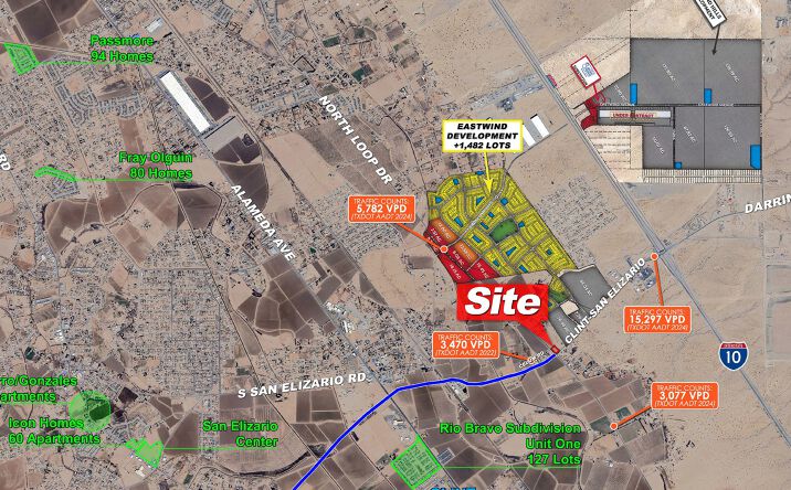 Pictures of Land property located at NWQ North Loop & Clint-San Elizario, Clint, TX 79836 for sales - image #1