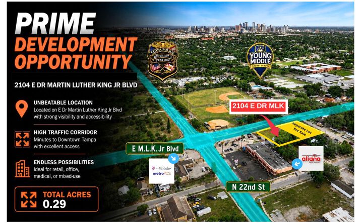 Pictures of Land property located at 2104 E DR MARTIN LUTHER KING JR BLVD, TAMPA, FL 33610-7553 for sales - image #1