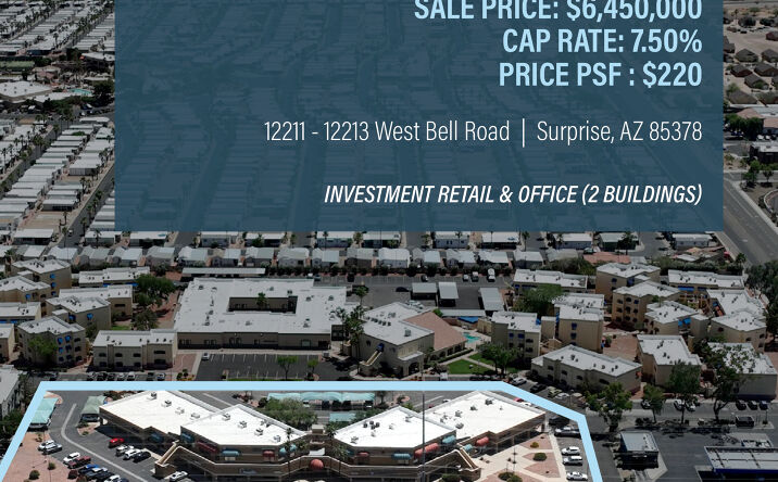 Pictures of Retail, Office property located at 12211 - 12213 West Bell Road, Surprise, AZ 85378 for sales - image #1