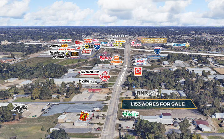 Pictures of Land property located at 801 Thomas Road, West Monroe, LA 71292 for sales - image #1