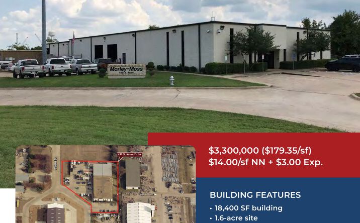 Pictures of Office, Industrial property located at 430 S. Aston Drive, Sunnyvale, TX 75182 for sales - image #1
