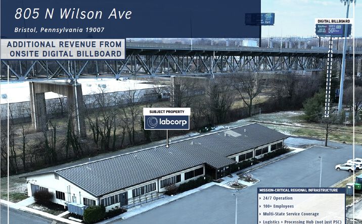 Pictures of Retail, Office, Industrial property located at 805 North Wilson Avenue, Bristol, PA 19007 for sales - image #1