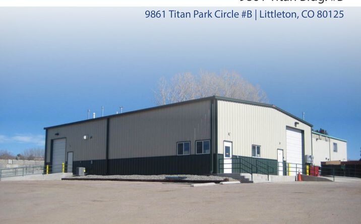 Pictures of Industrial property located at 9861 Titan Park Circle #B, Littleton, CO 80125 for sales - image #1
