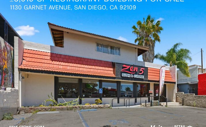 Pictures of Retail, Mixed Use property located at 1130 Garnet Avenue, San Diego, CA 92109 for sales - image #1