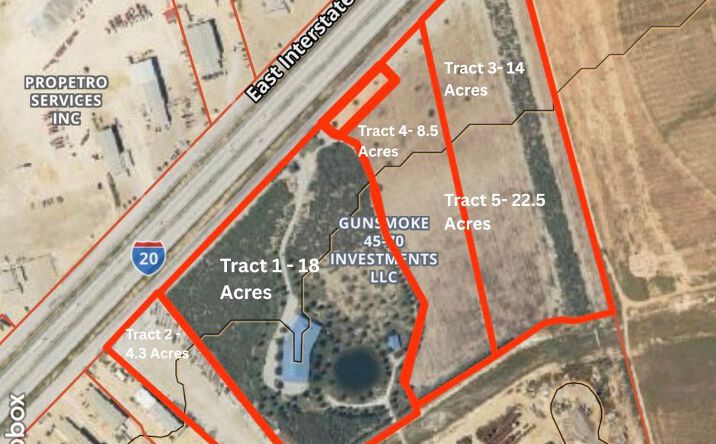 Pictures of Land property located at ITract 3, Interstate 20, Midland, TX 79706 for sales - image #1