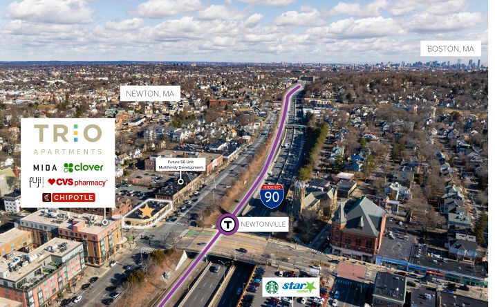 Pictures of Retail, Multifamily property located at 823-833 Washington Street, Newton, MA 10014-1405 for sales - image #1