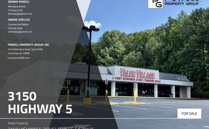 Pictures of Retail, Industrial property located at 3150 Highway 5, Douglasville, GA 30135 for sales - image #1