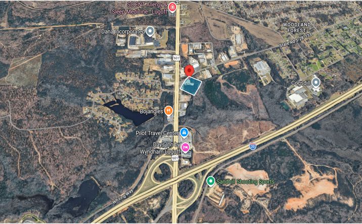 Pictures of Land property located at 676 Lachicotte Road 4.80 acres, Lugoff, SC 29078 for sales - image #1