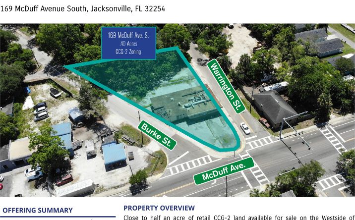Pictures of Land property located at 169 McDuff Avenue South, Jacksonville, FL 32254 for sales - image #1