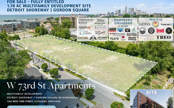 Pictures of Multifamily, Land property located at 1345 West 73rd Street, Cleveland, OH 44102 for sales - image #1