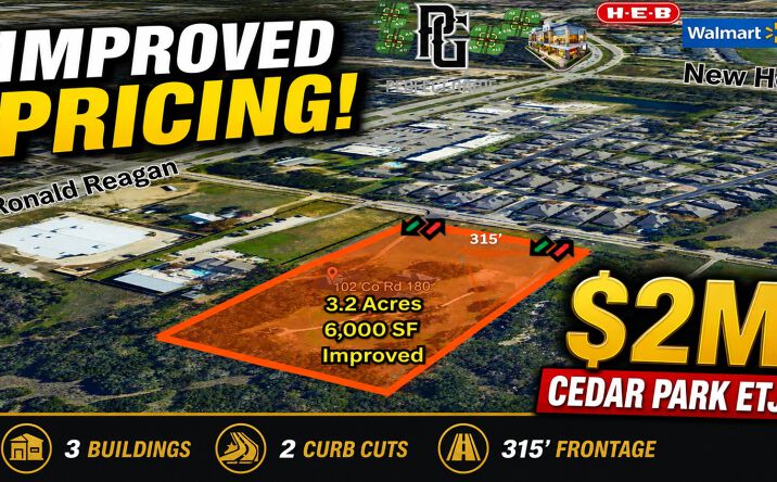 Pictures of Office, Industrial, Land property located at 102 COUNTY RD 180, LEANDER, TX 78641-3154 for sales - image #1