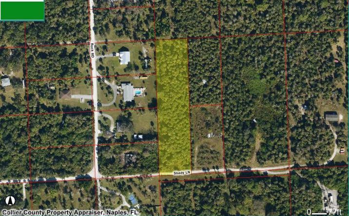 Pictures of Land property located at 1303 Shady Lane, Naples, FL 34120 for sales - image #1