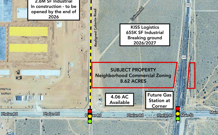 Pictures of Land property located at Vacant Land, Hwy 395, Hesperia, CA 92345 for sales - image #1