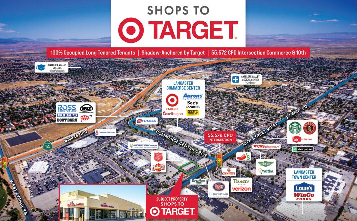 Pictures of Retail property located at 43403 10th Street West, Lancaster, CA 93534 for sales - image #1