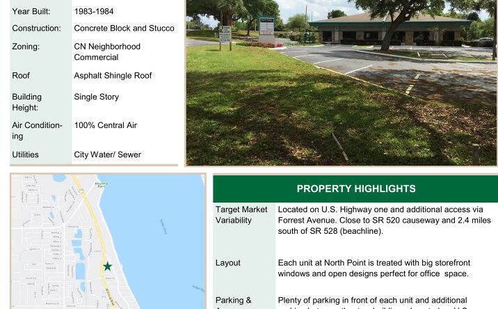 Pictures of Retail, Office property located at 840-846 North Cocoa Blvd, Cocoa, FL 32922 for sales - image #1