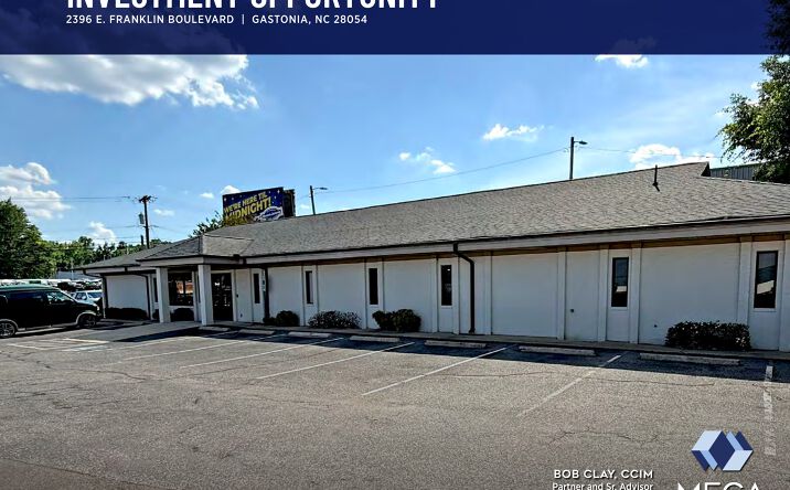 Pictures of Retail property located at 2396 E. Franklin Boulevard, Gastonia, NC 28054 for sales - image #1
