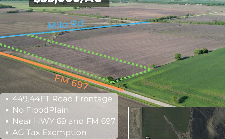 Pictures of Land property located at FM 697, Whitewright, TX 75063 for sales - image #1