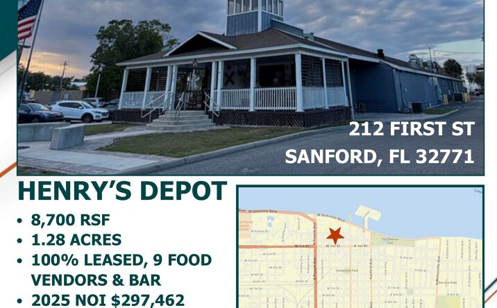 Pictures of Retail, Special Purpose, Business for Sale property located at 212 First St, Sanford, FL 32771 for sales - image #1