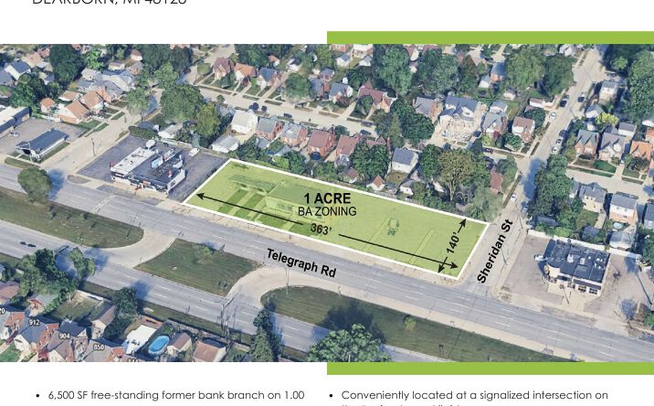 Pictures of Retail property located at 850 North Telegraph Road, Dearborn, MI 48128 for sales - image #1