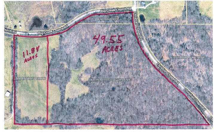Pictures of Land property located at 3030 Big Creek Church Road, Dongola, IL 62926 for sales - image #1
