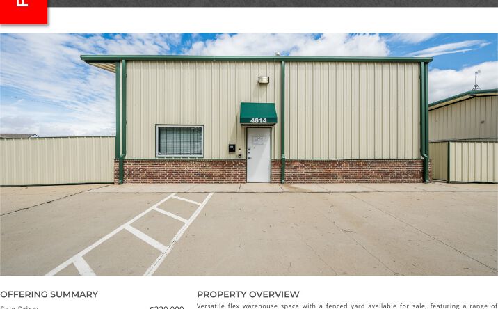Pictures of Industrial property located at 4614 Maverick St, Amarillo, TX 79101 for sales - image #1