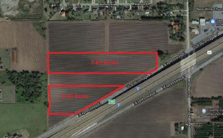 Pictures of Land property located at NWC White Ranch Rd. & Expy. 83 (5.96 Acres), La Feria, TX 78559 for sales - image #1