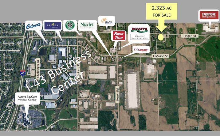 Pictures of Land property located at 3520 Finger Road, Green Bay, WI 54311 for sales - image #1
