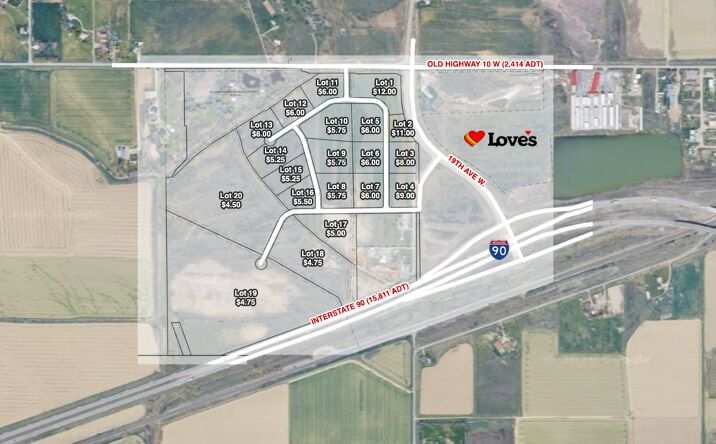 Pictures of Land property located at 2148 Old U.S. 10, Laurel, MT 59044 for sales - image #1