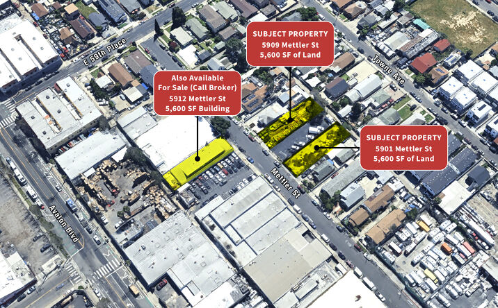 Pictures of Land property located at 5901 Mettler Street, Los Angeles, CA 90003, 5909 Mettler Street, Los Angeles, CA 90003 for sales - image #1