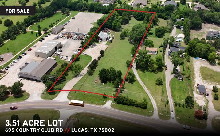 Pictures of Land property located at 695 COUNTRY CLUB RD LUCAS TX 75002-7651, LUCAS, TX 75002-7651 for sales - image #1