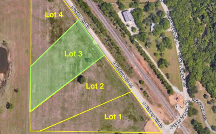 Pictures of Land property located at East Hickory Hill Road, Argyle, TX 76226 for sales - image #1