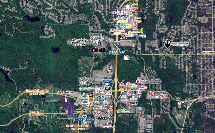 Pictures of Land property located at 12914 Lawson Road, Little Rock, AR 72210 for sales - image #1