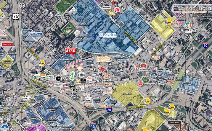 Pictures of Mixed Use, Land property located at 301 N. Crowdus St., Dallas, TX 75226 for sales - image #1
