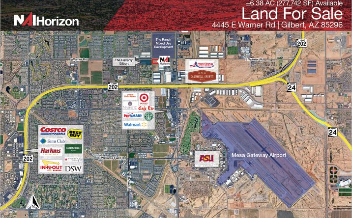 Pictures of Land property located at 4445 E Warner Rd, Gilbert, AZ 85296 for sales - image #1