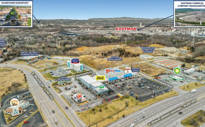 Pictures of Retail, Industrial property located at JOHN B DENNIS HWY S 1328 F, KINGSPORT, TN 37660 for sales - image #1