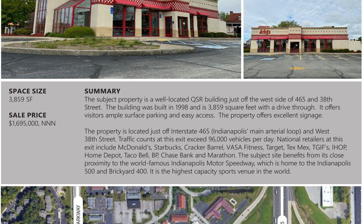 Pictures of Retail property located at 3832 Eagle View Drive, Indianapolis, IN 46254 for sales - image #1