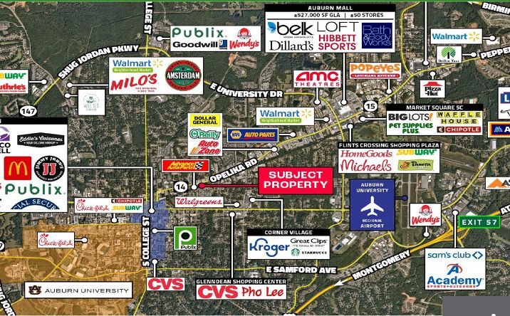 Pictures of Land property located at 460 Opelika Road, Auburn, AL 36830 for sales - image #1