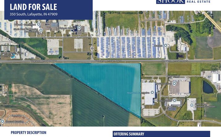 Pictures of Land property located at 3601 S Veterans Memorial Pkwy, Lafayette, IN 47909 for sales - image #1