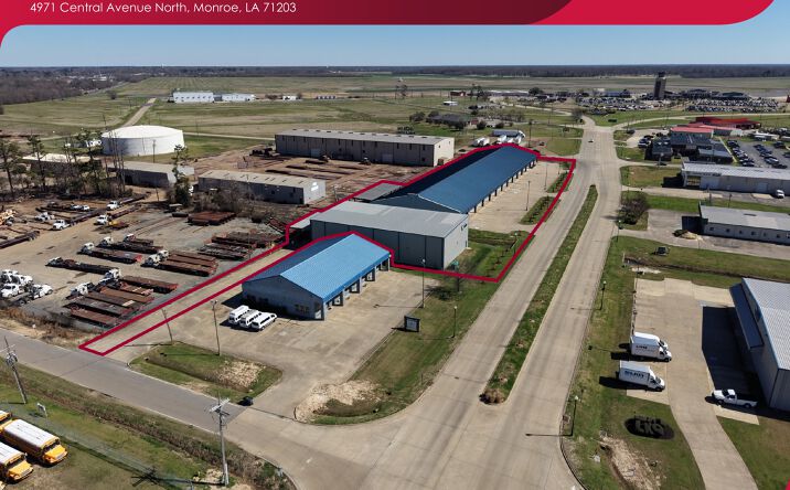 Pictures of Industrial property located at 4971 Central Avenue North, Monroe, LA 71203 for sales - image #1